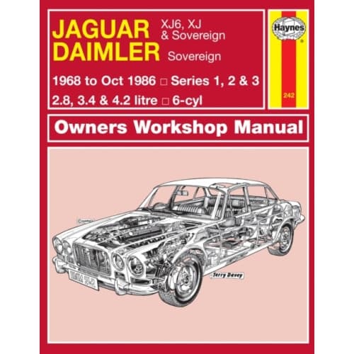 Jaguar XJ6, XJ & Sovereign; Daimler Sovereign (68 - Oct 86) Haynes Repair Manual (häftad, eng)