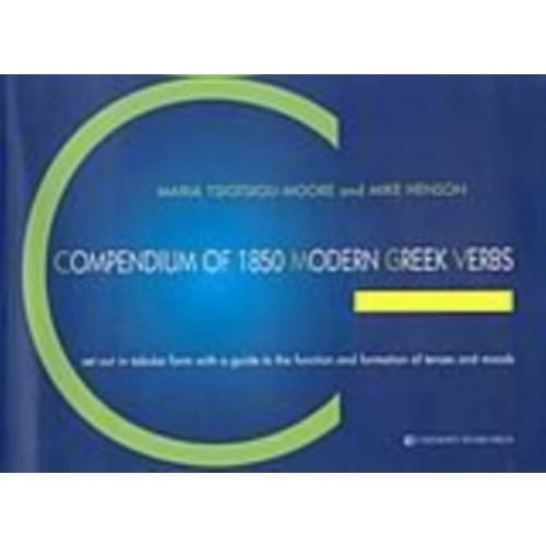 COMPENDIUM OF 1850 MODERN GREEK VERBS (häftad, eng)
