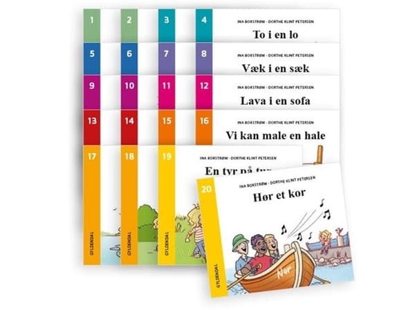 LØFT 2. Sampak 20 små bøger | Dorthe Klint Petersen;Ina Borstrøm
