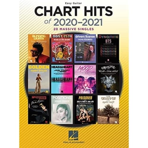 CHART HITS OF 2020-2021 GUITAR (häftad, eng)