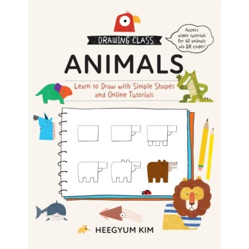 Drawing Class: Animals (häftad, eng)