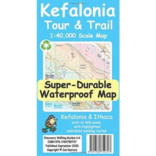 Kefalonia Tour and Trail Map