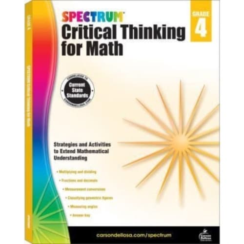Spectrum Critical Thinking for Math Gr 4 (häftad, eng)
