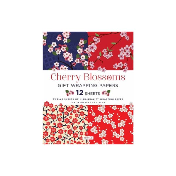 Cherry Blossoms Gift Wrapping Papers - 12 Sheets (häftad, eng)