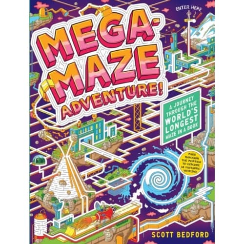 Mega-Maze Adventure! (Maze Activity Book for Kids Ages 7+) (bok, board book, eng)