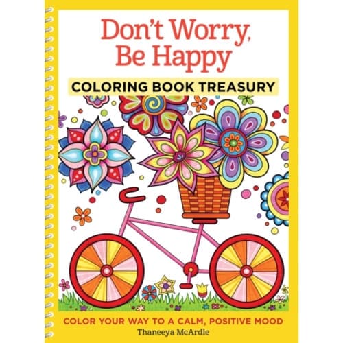Don't Worry, Be Happy Coloring Book Treasury (häftad, eng)