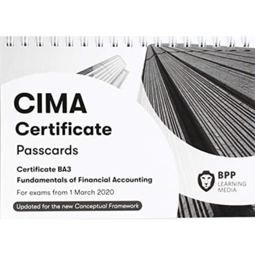CIMA BA3 Fundamentals of Financial Accounting (bok, spiral, eng)