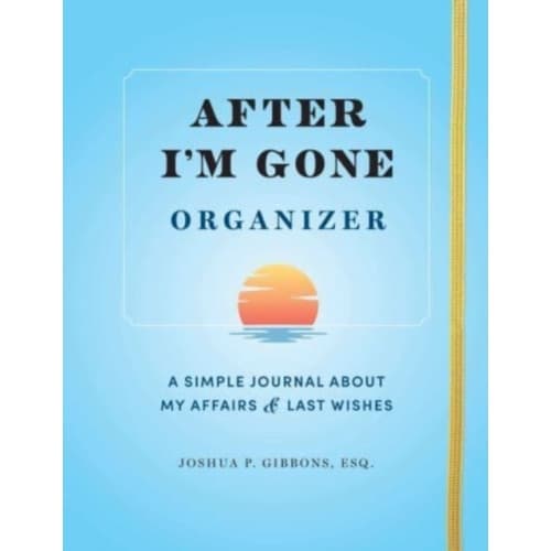 After I'm Gone Organizer (häftad, eng)