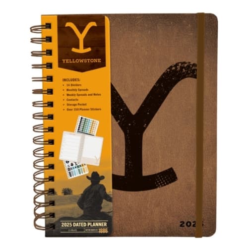 2025 Yellowstone: The Dutton Ranch 13-Month Weekly Planner (inbunden, eng)