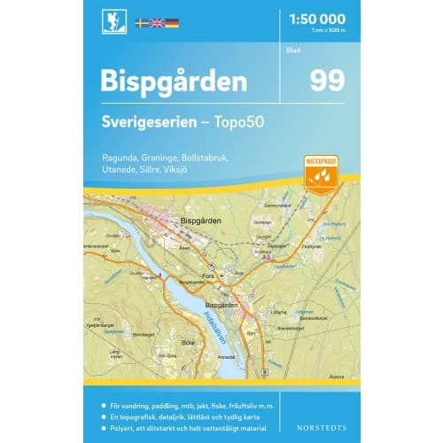 99 Bispgården Sverigeserien Topo50 : Skala 1:50 000