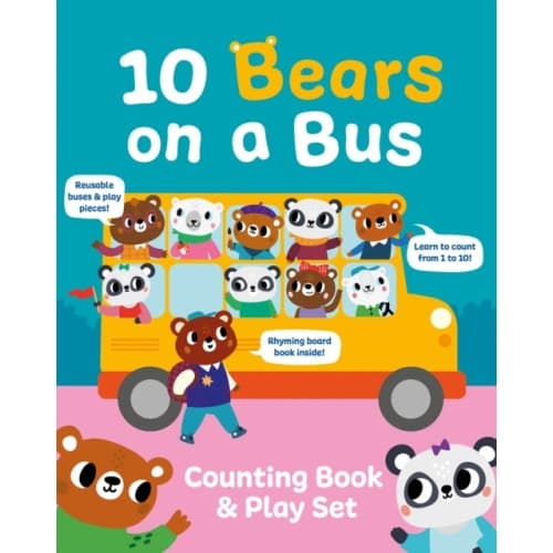 10 Bears on a Bus (bok, board book, eng)