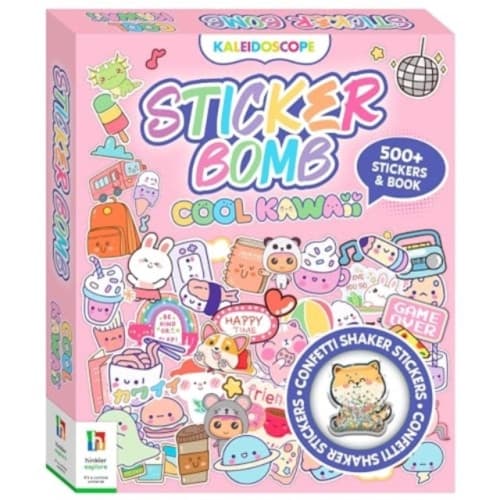 Kaleidoscope Sticker Bomb Cool Kawaii (häftad, eng)