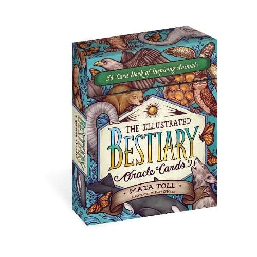 The Illustrated Bestiary Oracle Cards: 36-Card Deck of Inspiring Animals