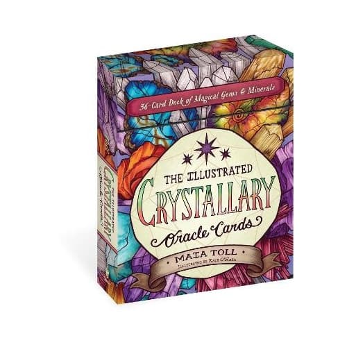 The Illustrated Crystallary Oracle Cards: 36-Card Deck of Magical Gems & Minerals