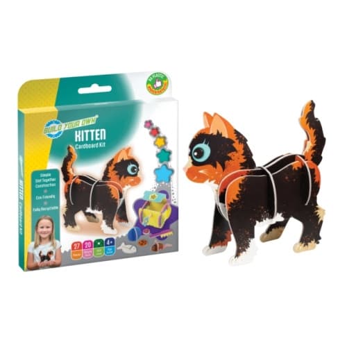 Build Your Own Kitten Cardboard Kit