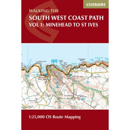 South West Coast Path Map Booklet - Vol 1: Minehead to St Ives (häftad, eng)