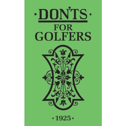 Don'ts for Golfers (inbunden, eng)