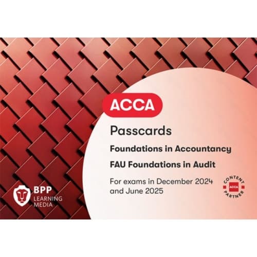 FIA Foundations in Audit (International) FAU INT (bok, spiral, eng)