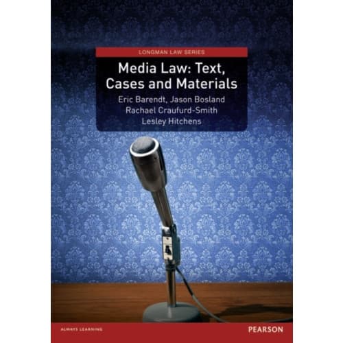 Media Law: Text, Cases and Materials (häftad, eng)