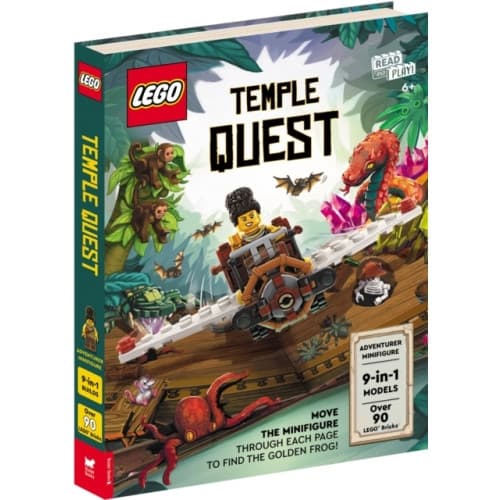 LEGO®  Books: Temple Quest (with adventurer minifigure, nine buildable models, play scenes and over 90 LEGO elements) (inbunden, eng)