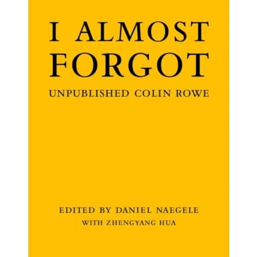 I Almost Forgot (inbunden, eng)