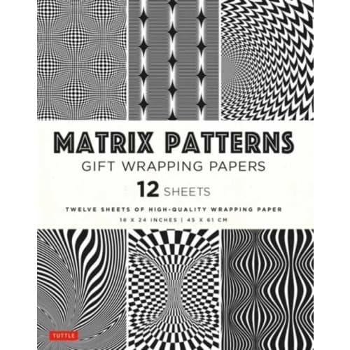 Matrix Patterns Gift Wrapping Papers - 12 sheets (häftad, eng)