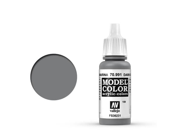 Vallejo 70.991, Grå, Akrylfärg, Vätska, 17 ml, 1 styck