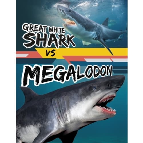 Great White Shark vs Megalodon (inbunden, eng)