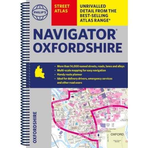 Philip's Navigator Street Atlas Oxfordshire (bok, spiral, eng)
