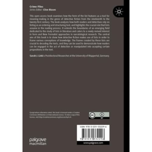 A Narratological Approach to Lists in Detective Fiction (häftad, eng)