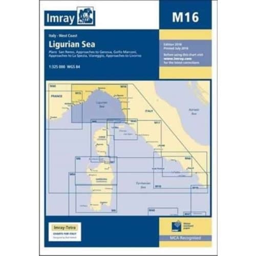 Imray Chart M16 (häftad, eng)