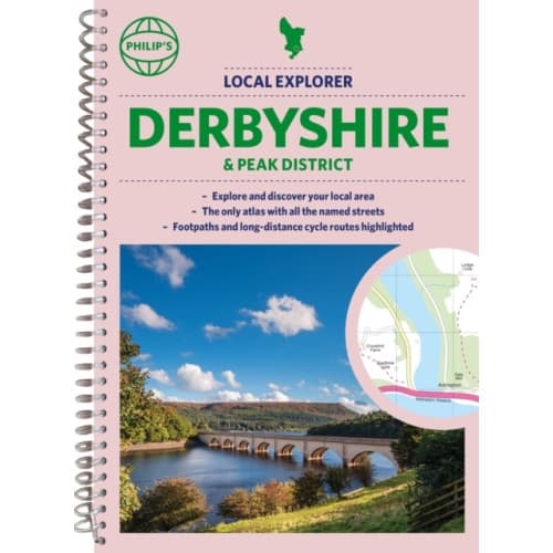 Philip's Local Explorer Street Atlas Derbyshire and the Peak District (bok, spiral, eng)