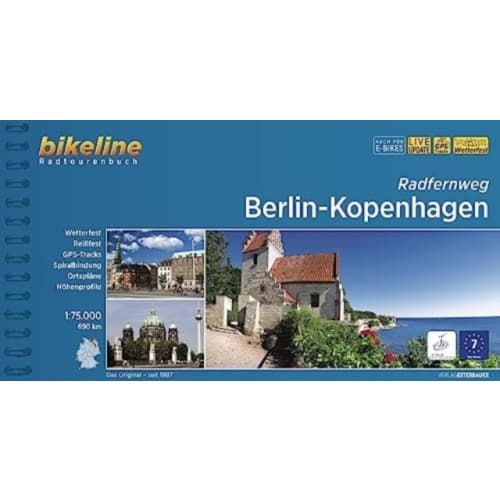 Berlin - Kopenhagen Radfernweg (bok, spiral, ger)