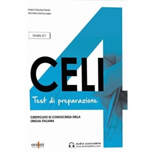 Celi 4 - Test di preparazione + online audio. C1 (häftad, eng)