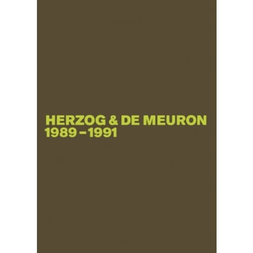 Herzog & de Meuron 1989-1991 (inbunden, ger)