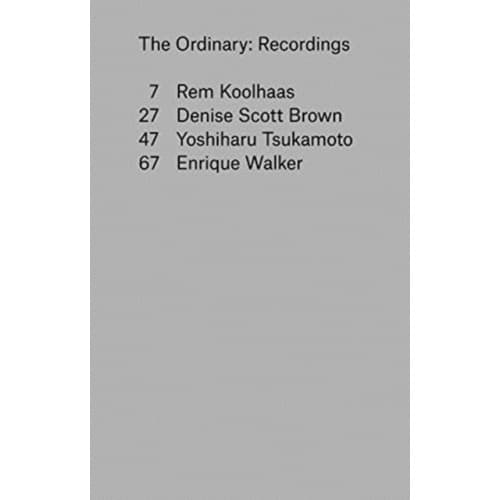 The Ordinary – Recordings (häftad, eng)