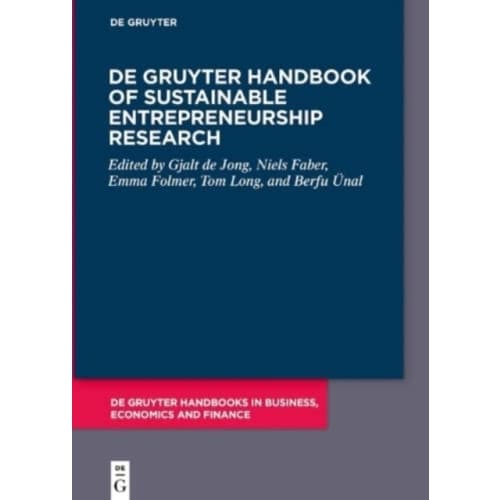 De Gruyter Handbook of Sustainable Entrepreneurship Research (inbunden, eng)