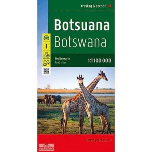 Botswana, road map 1:1,100,000