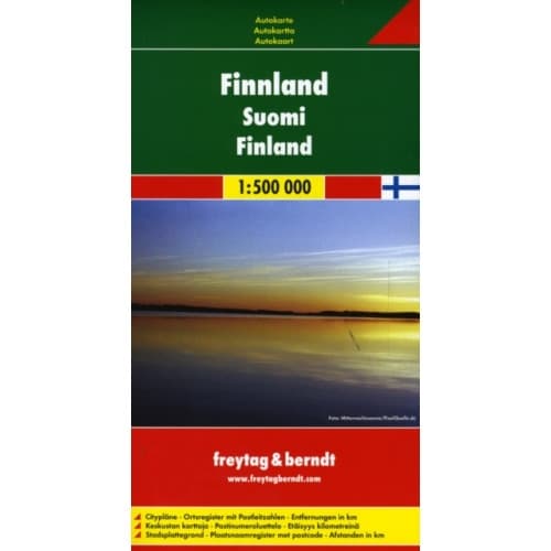 Finland Road Map 1:500 000