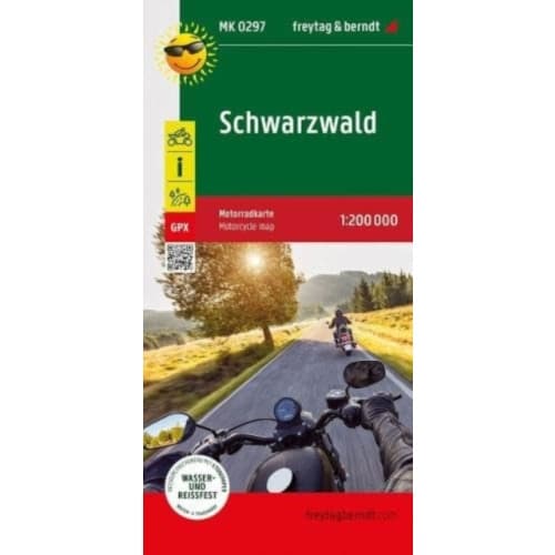 Black Forest (Schwarzwald), Motorcycle map 1:200.000