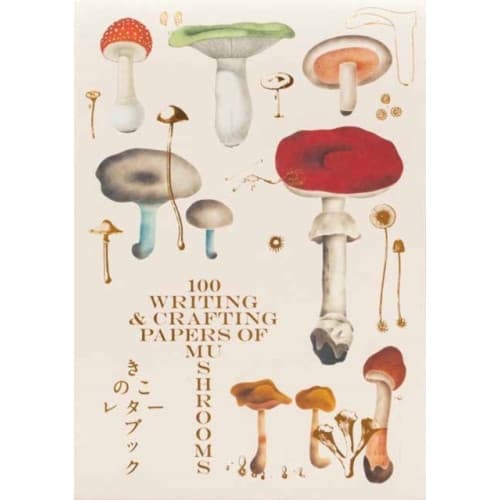 100 Writing and Crafting Papers of Mushrooms (häftad, jpn)