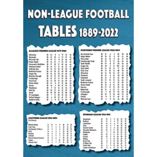 Non-League Football Tables 1889-2022 (häftad, eng)