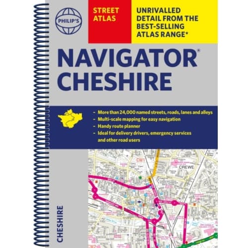 Philip's Street Atlas Navigator Cheshire (bok, spiral, eng)