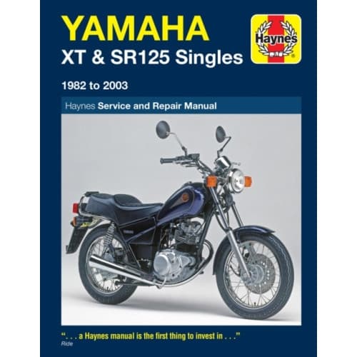 Yamaha XT & SR125 (82 - 03) Haynes Repair Manual (häftad, eng)