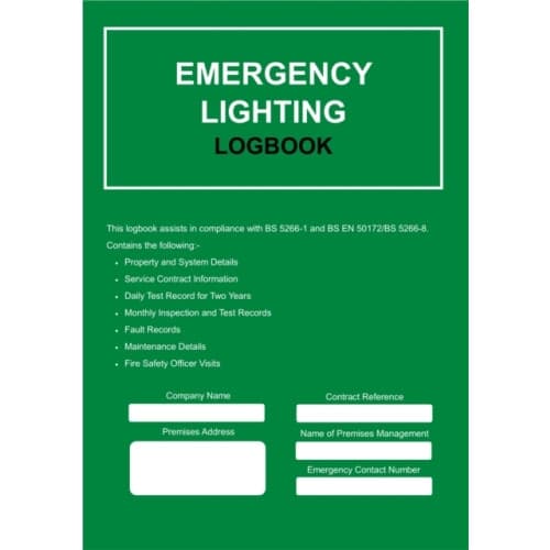 Emergency Lighting Logbook (häftad, eng)