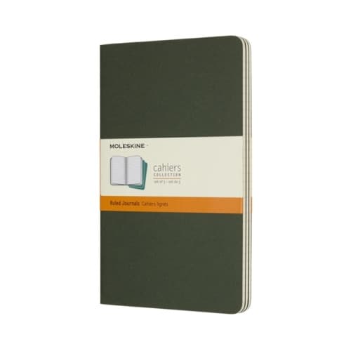 Moleskine Myrtle Green Large Ruled Cahier Journal (set Of 3) (häftad, eng)