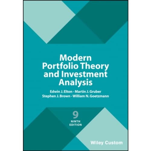 Modern Portfolio Theory and Investment Analysis (häftad, eng)