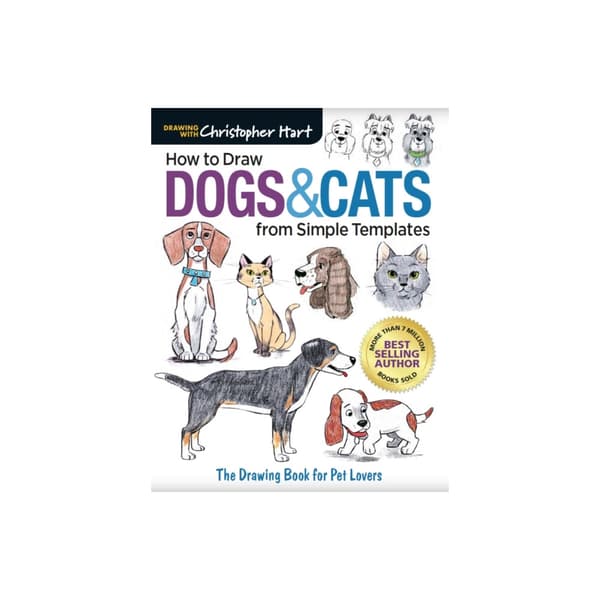 How to Draw Dogs & Cats from Simple Templates (häftad, eng)