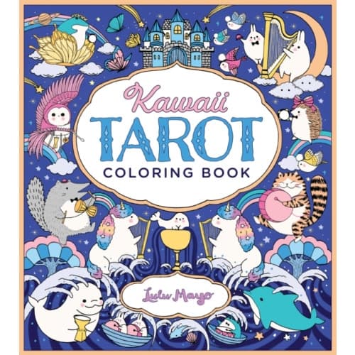 Kawaii Tarot Coloring Book (häftad, eng)