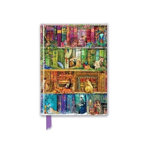 Aimee Stewart: A Stitch in Time Bookshelves (Foiled Journal) (bok, eng)